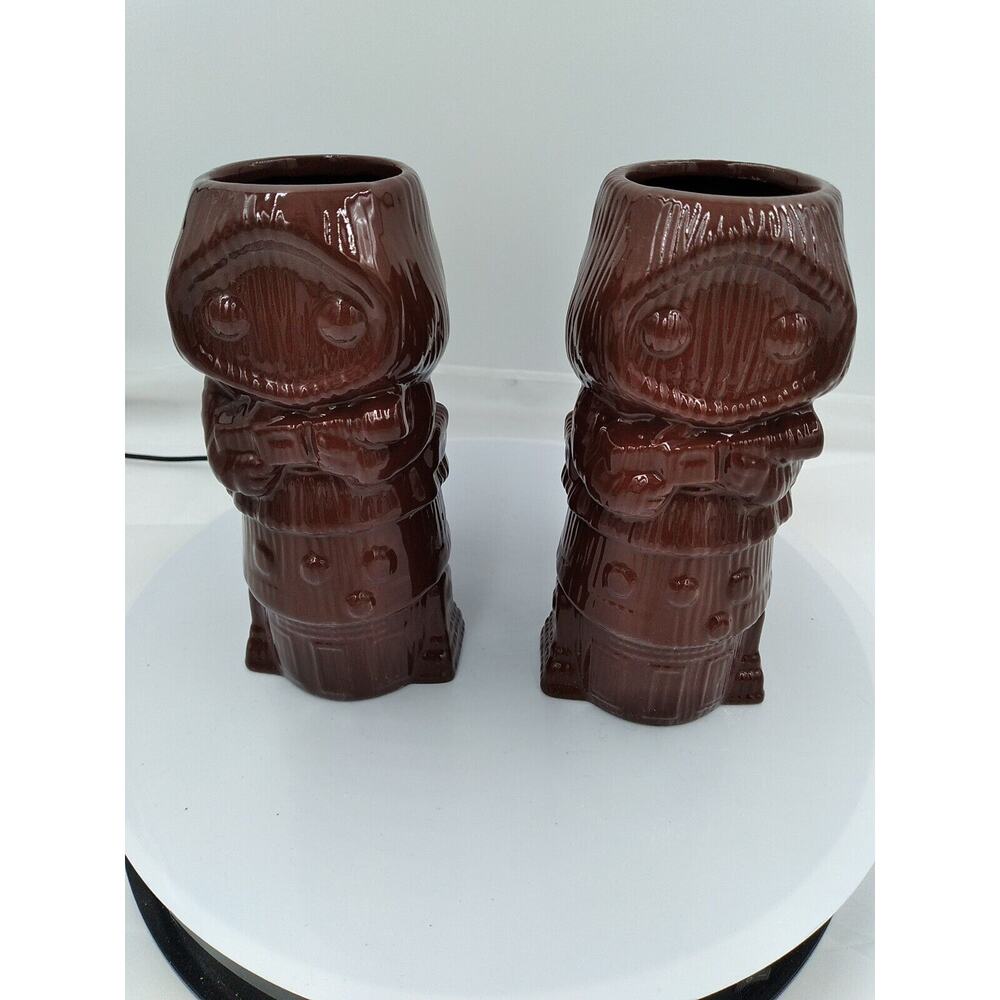 2 Brand New Star Wars Galaxy's Edge Exclusive Jawa 14oz Ceramic Sculpted Mug's